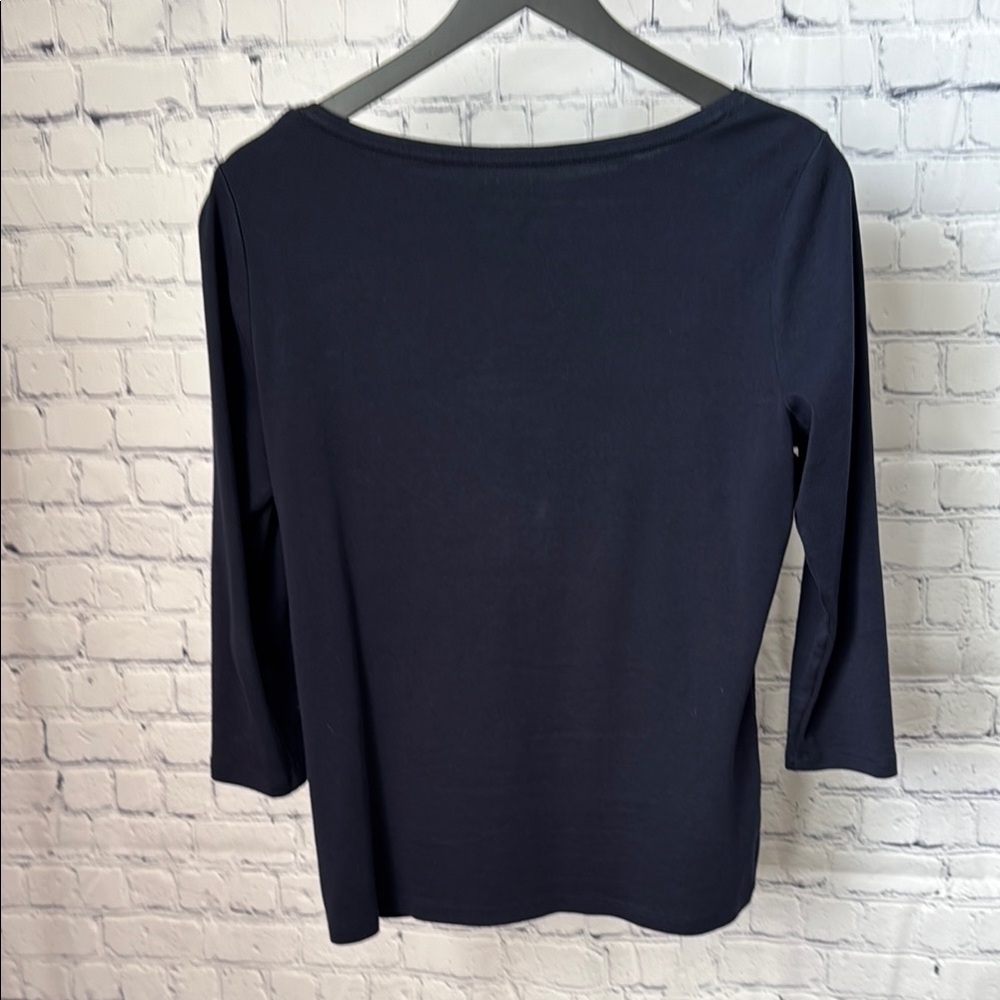 Talbot’s Classic Navy Women's Top M - Picture 5 of 5